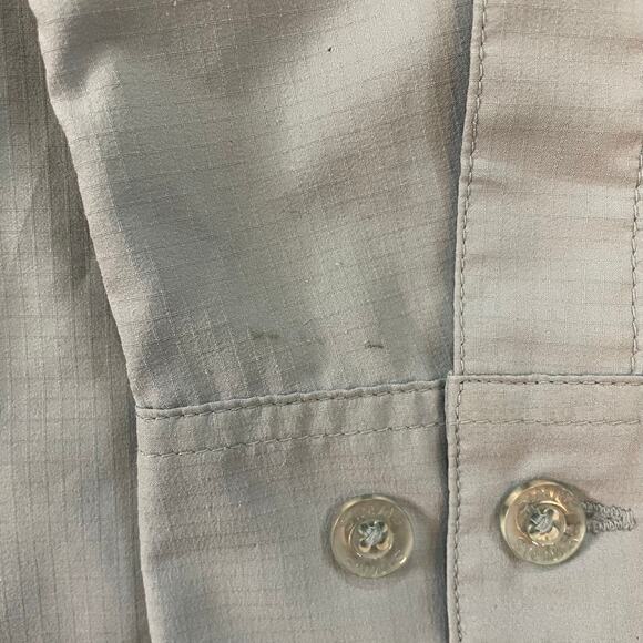 Simms Guide Series Fishing Shirt Men’s Medium Gray Long Sleeve Button Up Outdoor - Picture 16 of 16